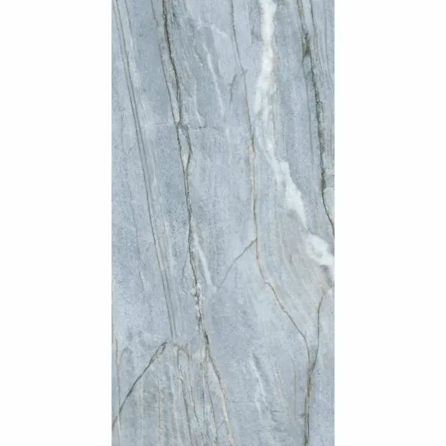 Falls Blue Semi Polished Marble Effect Large Wall and Floor Tiles