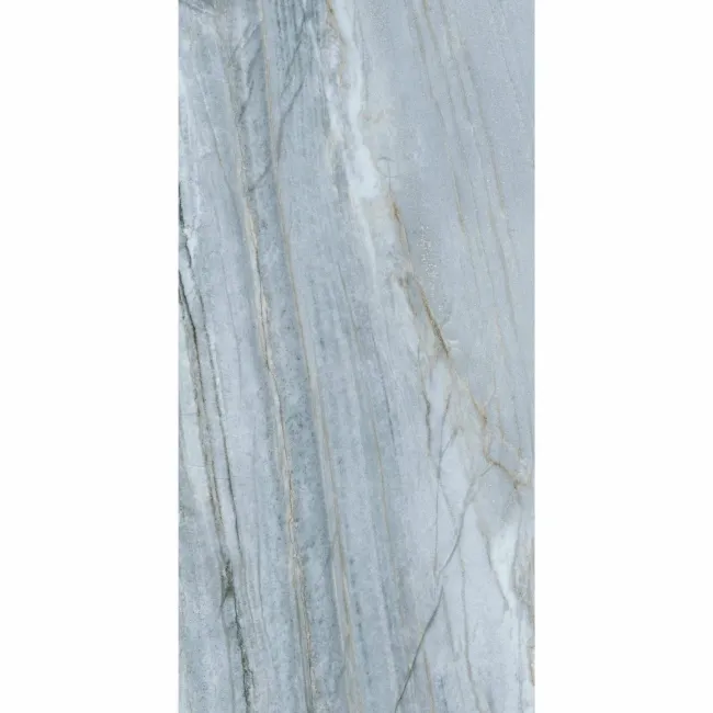 Falls Blue Semi Polished Marble Effect Large Wall and Floor Tiles