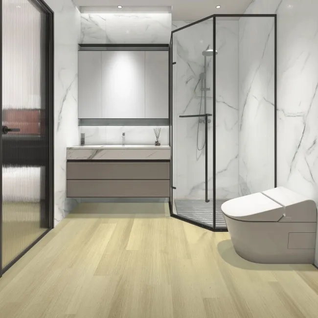Trepanel Lux Light Oak Wood Effect Plank SPC Vinyl Flooring