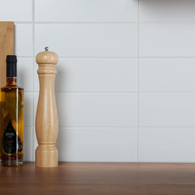 Linear Matt White Brick Tiles