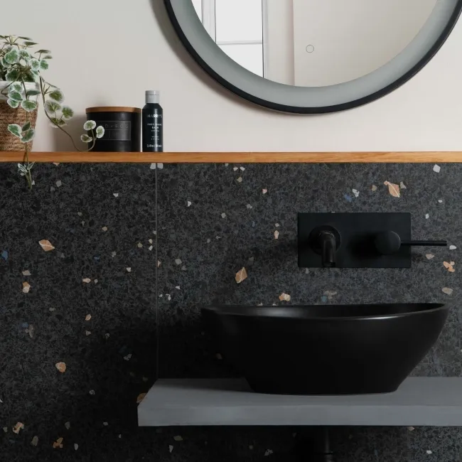 13.30 SQM Mars Black Terrazzo Matt Tiles