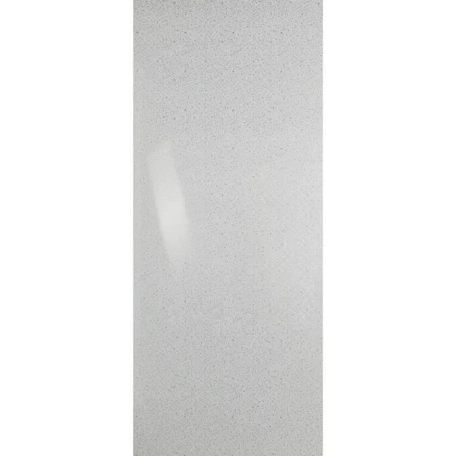 Trepanel Aqua® White Sparkle Quartz Effect PVC Shower Wall Panel