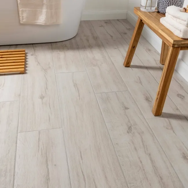 Sobremsa Silver Birch Wood Effect Porcelain Floor Tiles