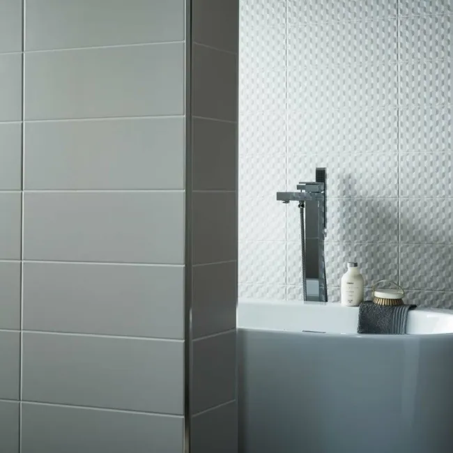 Tones Steam Grey Brick Matt Brick Tiles
