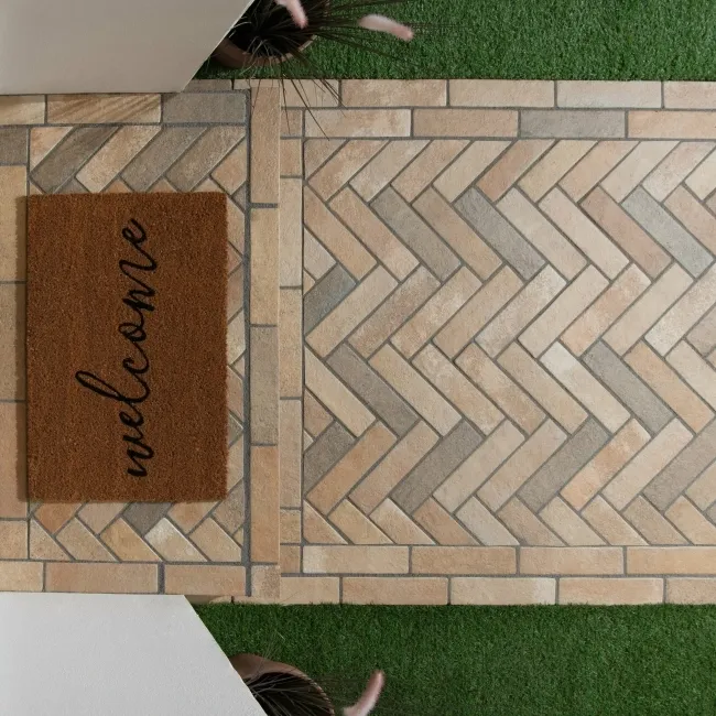 Tuscany Beige Brick Effect Matt Wall and Floor Tiles