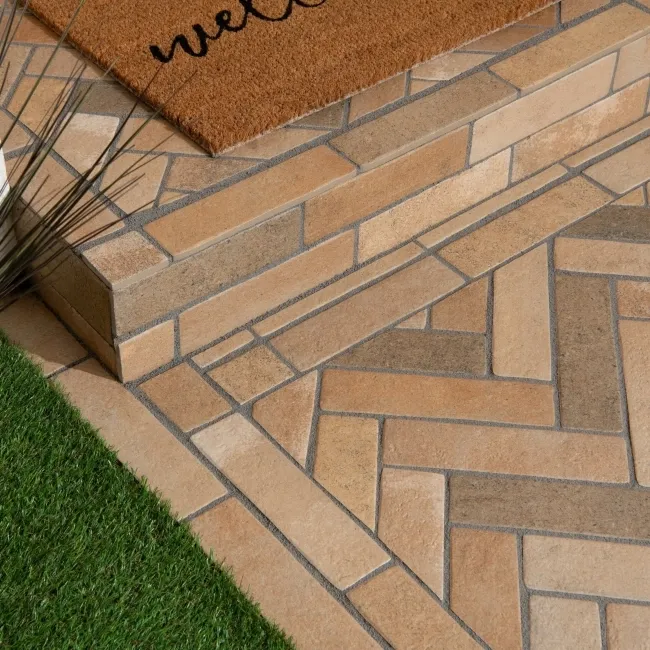 Tuscany Beige Brick Effect Matt Wall and Floor Tiles