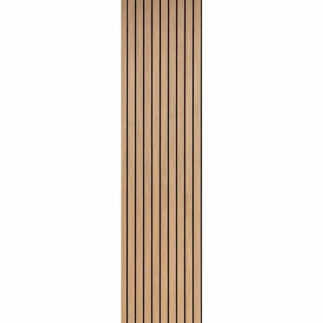 Trepanel® Smoked Oak Wide Slat Acoustic Wood Wall Panels