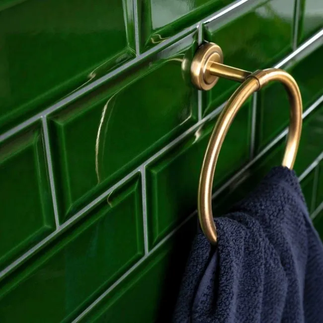 Victorian Gloss Green Metro Tiles