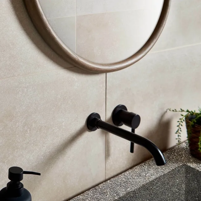 Yuri® Sand Beige 90% Recycled Stone Effect Tiles