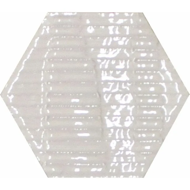 Carton White Gloss Hexagon Tiles