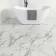 Olympia White Porcelain Marble Effect Polished Wall and Floor Tiles