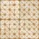 Crosshatch Sienna Orange Matt Patterned Wall and Floor Tiles