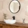 Mediterranean beige Ceramic Gloss Marble Effect Wall Tiles