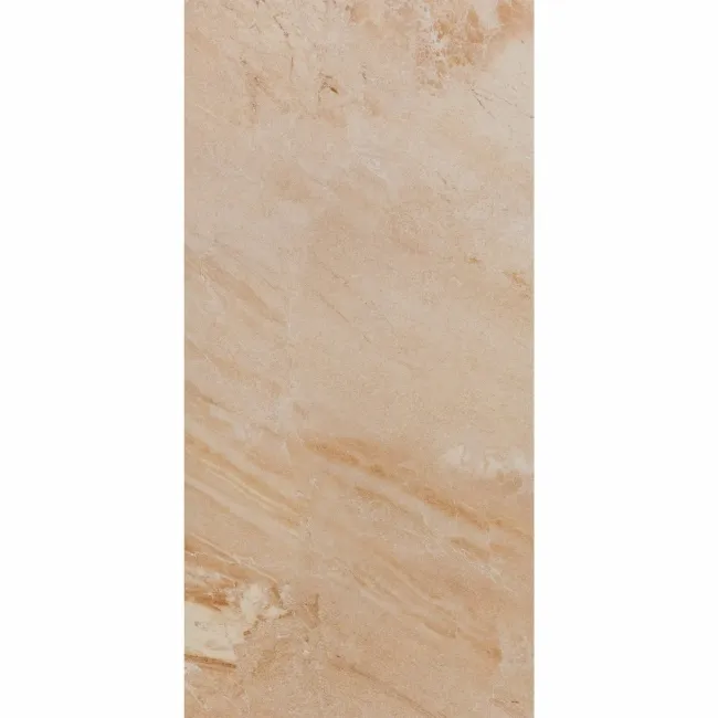 Mediterranean beige Ceramic Gloss Marble Effect Wall Tiles