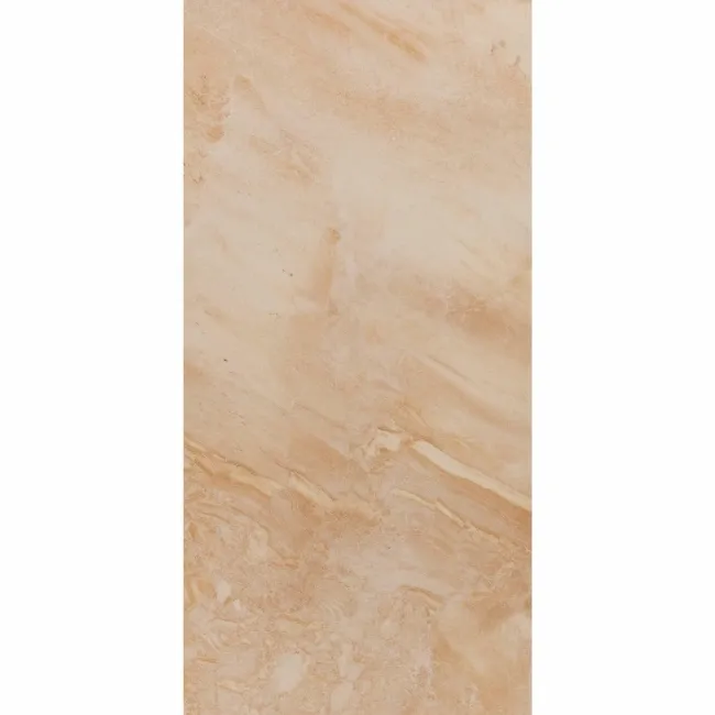 Mediterranean beige Ceramic Gloss Marble Effect Wall Tiles