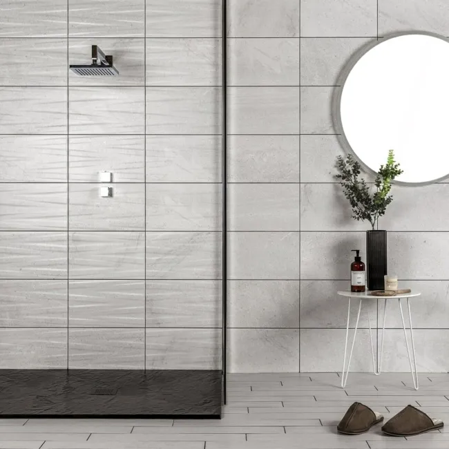Rock Silver Decor Stone Effect Wall Tiles
