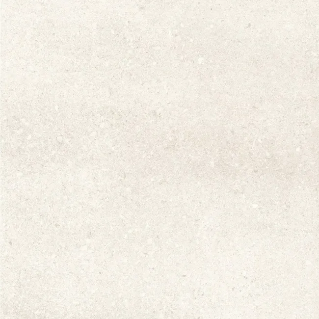 Serenity White Rectified Matt Stone Effect Tile 600x600