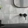 Raku Square Silver Grey Gloss Patterned Wall Tiles