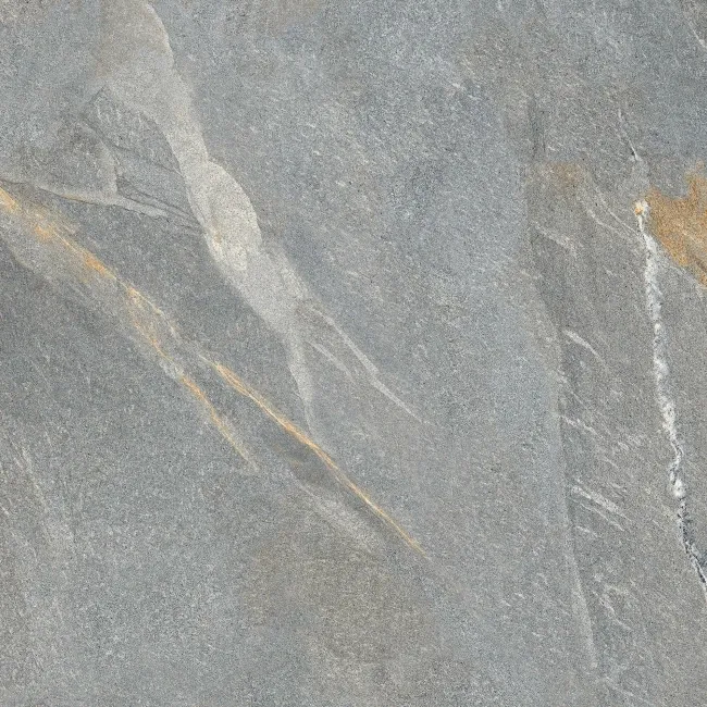 Devoke Grey Matt Stone Effect Wall and Floor Tiles 597x597