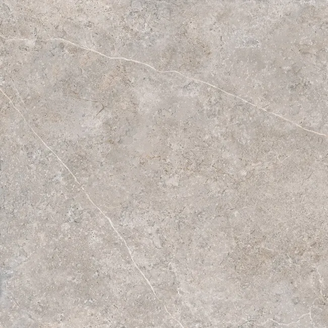 Fargo Grey Matt Stone Effect Anti Slip Wall and Floor Tiles 600x600