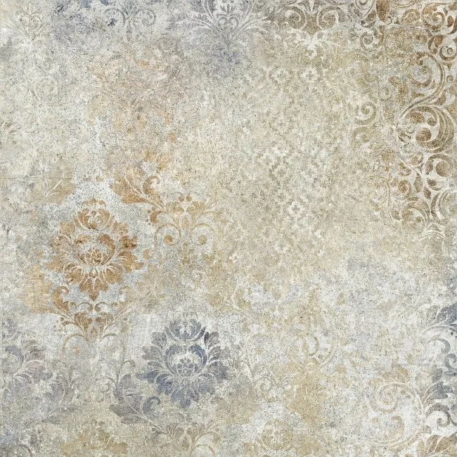 Tapestry Multicolour Matt Vintage Patterned Wall and Floor Tiles