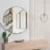 Trepanel Customise® Aluminium Framed Round Mirror Brushed Silver 800mm