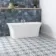 Zara Blue Porcelain Matt Patterned Floor Tiles
