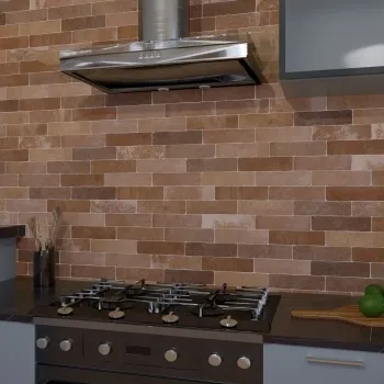 Tuscany Red Brick Effect Matt Wall and Floor Tiles 235x62
