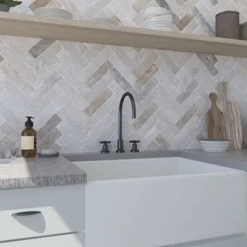 Tuscany Beige Brick Effect Matt Wall and Floor Tiles 235x62