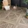 Galloway Walnut Brown Parquet Effect 20mm Porcelain Paving Slabs