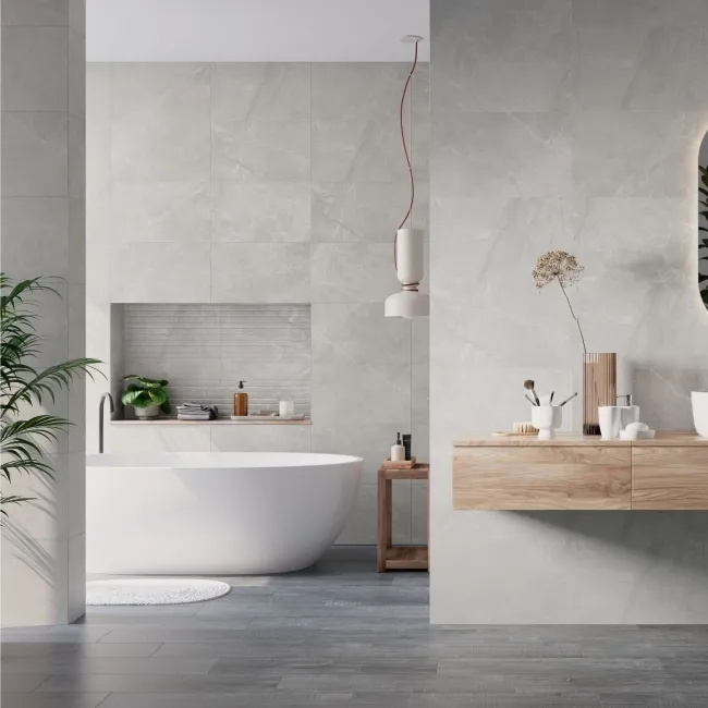 Willow Grey Matt Wood Effect Wall and Floor Tiles