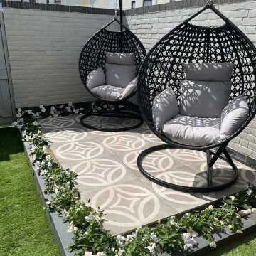 Leinz Sion Patterned Stone Effect 20mm Porcelain Paving Slabs