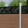 LuxeLine Composite Fence Panel Teak - Jungle Decorative Screen for Own Post