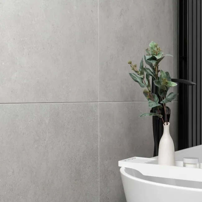 Gravity Grey Matt Stone Effect  Wall and Floor Tiles 800x800