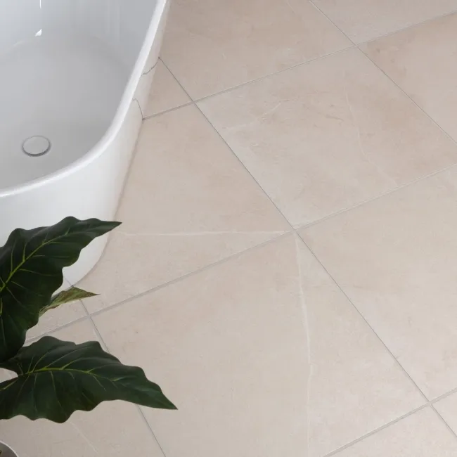 Driftstone Matt Beige Anti Slip Stone Effect Wall and Floor Tiles