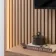 Trepanel® Matt Smoked Oak Wood Top Trim with Lighting Option