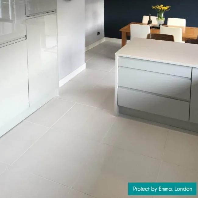 10.39 SQM Clearance Ebony Matt Pure White Tile (Unboxed)