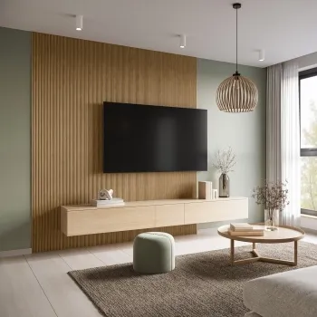 Trepanel Flex® Oak Pole Wrap Panels 2400x300