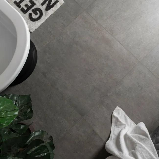 Luna Dark Grey Large Stone Effect  800x800 Floor Tiles