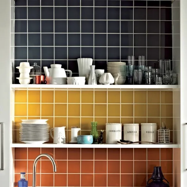 Marvel Night Time Black Gloss Ceramic Wall Tiles