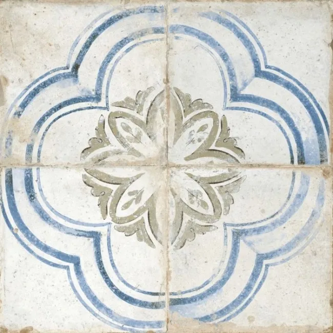 Floweret Antique Pattern Floor Tiles | Walls and Floors