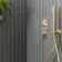 Timber Wood Brown Slat Wengue Ceramic Wall Tile