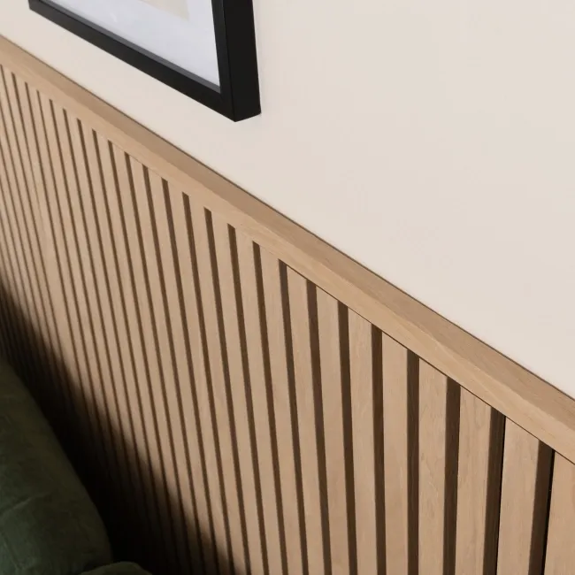 Trepanel® Oak Wood Acoustic Panel Top Trim