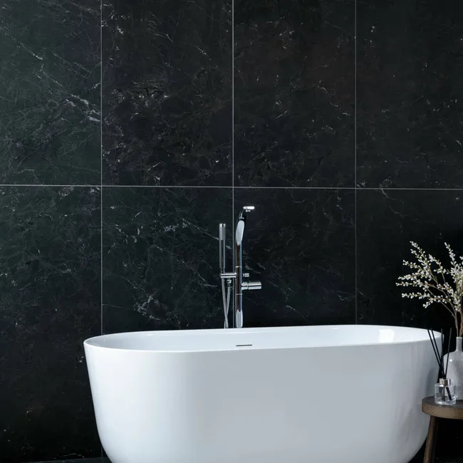 Neeko Black Stone Effect Matt Porcelain Tile - Test