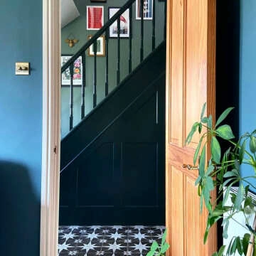 Scintilla Night Black Star Pattern Wall and Floor Tiles