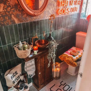 Hope Olive Wall Gloss Green Brick Tiles