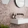 Terrazzo Pink Hexagon Nevada Porcelain Wall and Floor Tiles
