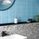 Euston Square Gloss Blue Metro Tiles