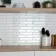 Ivybridge White Gloss Metro Wall Tiles 250x50mm