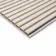 Trepanel® Light Oak on Antique White Felt Acoustic Wood Slat Panels